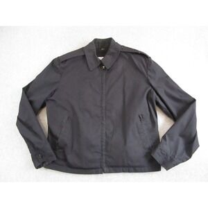 Patriot Navy Windbreaker Mens 38‎ Black U.S. Military Tanker Style Jacket